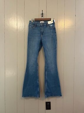 Abercrombie Fitch Women Jeans 26/2R The Flare Ultra High Rise Jeans NEW Y2K